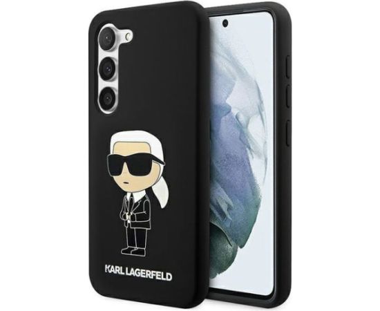 Karl Lagerfeld Samsung  Galaxy S23 hardcase Silicone Ikonik S911 Black