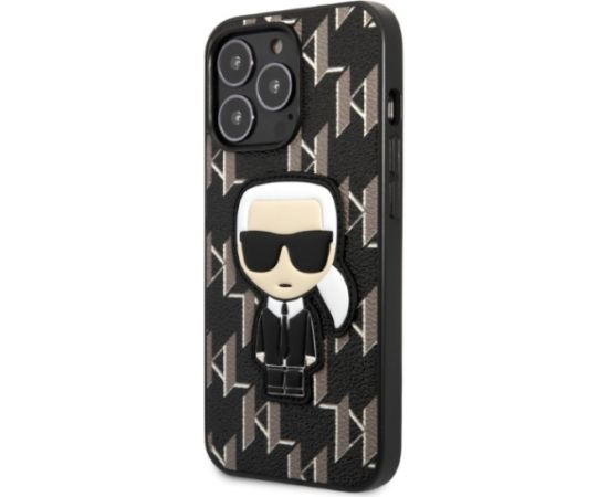 Karl Lagerfeld Monogram Ikonik Case for iPhone 13 Pro Max Black