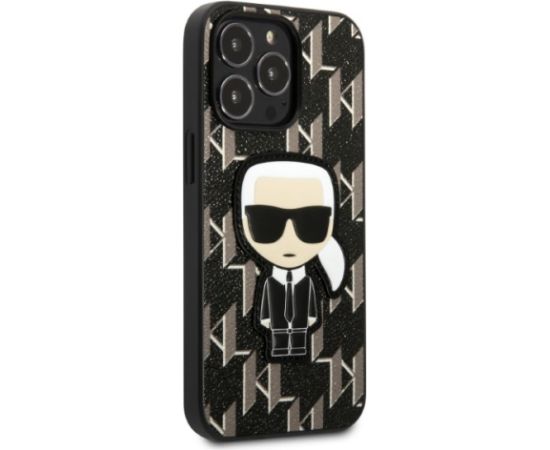 Karl Lagerfeld Monogram Ikonik Case for iPhone 13 Pro Max Black