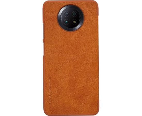 Nillkin Qin leather holster case for Xiaomi Redmi Note 9 4G brown