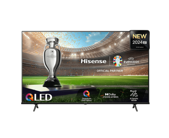 Hisense 43E77NQ, QLED TV - 43 - black, UltraHD/4K, triple tuner, PVR