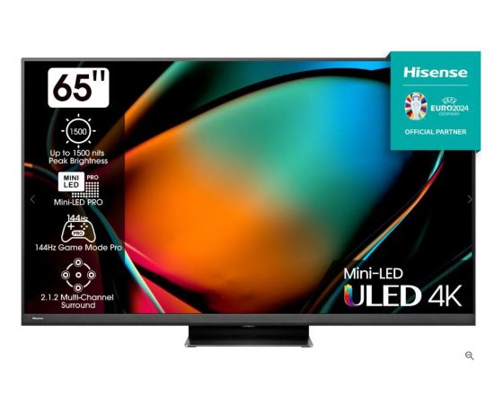 Hisense 65U8KQ, LED TV - 65 -  UltraHD/4K, Triple Tuner, HDR10, WLAN, LAN, Bluetooth. Free Sync, 120Hz panel