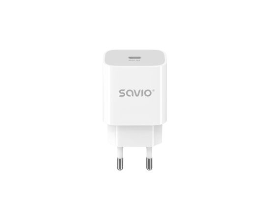 Lādētājs Savio Quick Charger 20W White