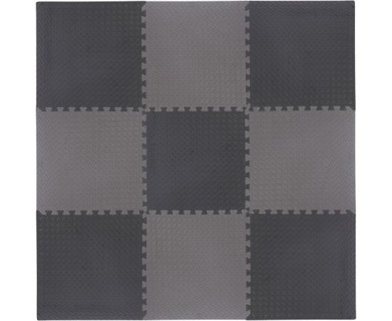 Sports equipment puzzle mat dark grey 9 pieces HMS MP12