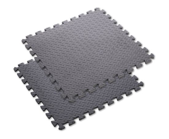 Sports equipment puzzle mat dark grey 9 pieces HMS MP12