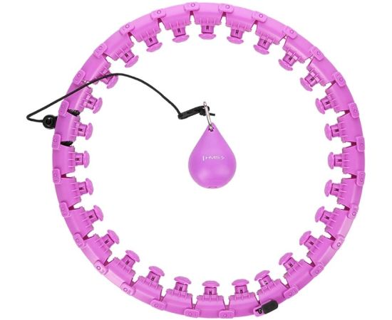 Hula hop plus size with tabs and weights HMS HHW12 purple