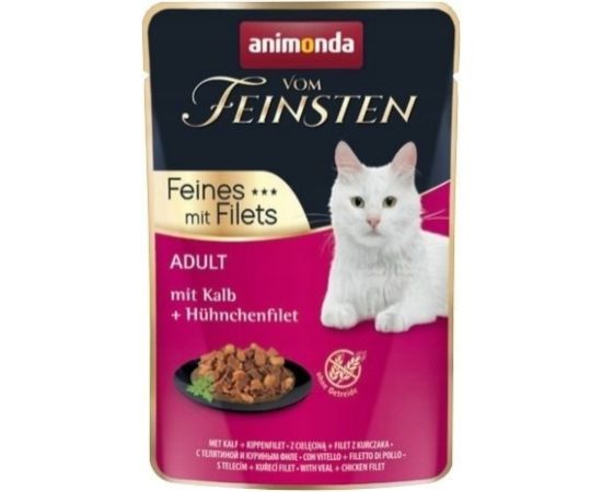 ANIMONDA vom Feinsten Veal - wet cat food - 85 g