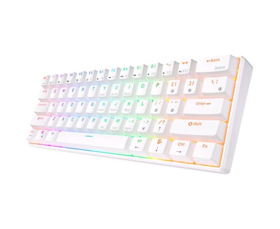 Mechanical keyboard Royal Kludge RK61 RGB, brown switch (white)