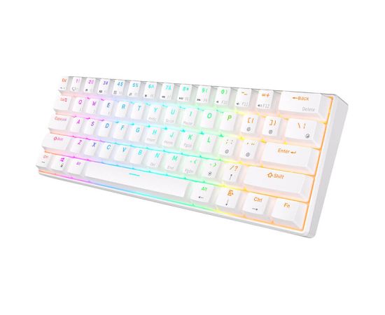 Mechanical keyboard Royal Kludge RK61 RGB, brown switch (white)