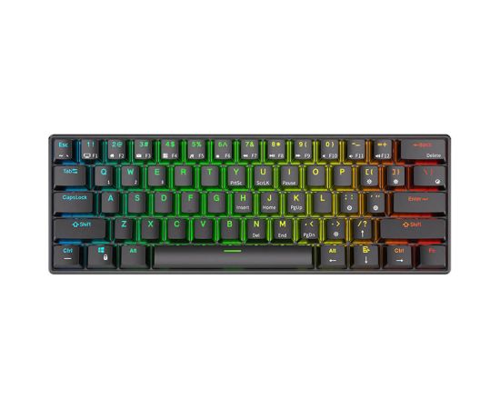 Mechanical keyboard Royal Kludge RK61 RGB, brown switch (black)