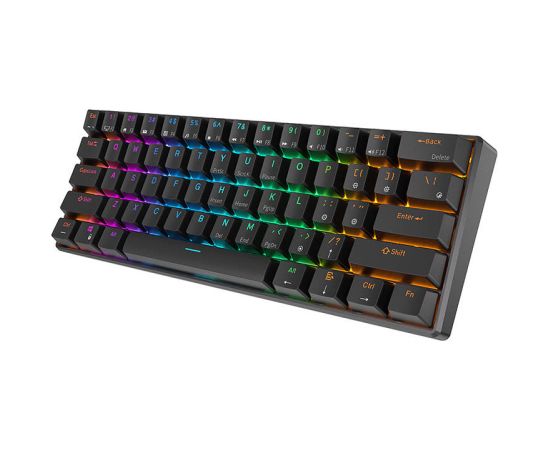 Mechanical keyboard Royal Kludge RK61 RGB, brown switch (black)