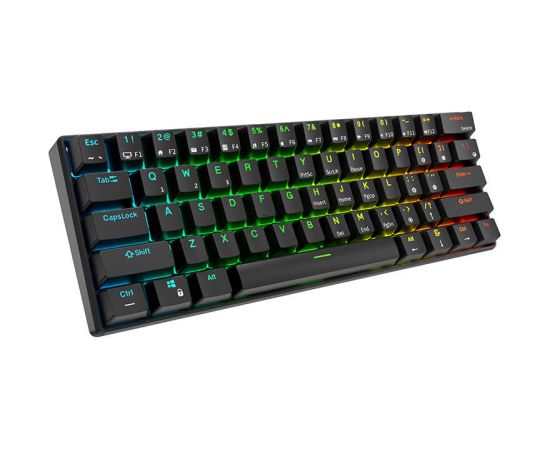 Mechanical keyboard Royal Kludge RK61 RGB, brown switch (black)