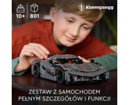 LEGO Technic Szary hipersamochód Koen (42173)