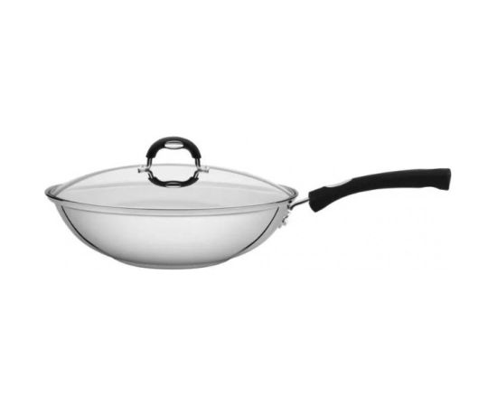 SOLAR SILICONE WOK PANNA 28CM, 3.3L, AR VĀKU, NER.TĒR., INDUKCIJAI, Tramontina