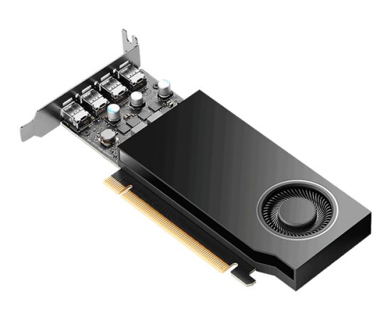 Pny Technologies PNY NVIDIA A400 4GB LowProfile PCI-Express 3.0 x16, LP4 GB GDDR6 64-bit 3x Mini DP 1.4 Installguide, Supportguide 4x mDP to DP adapter, 1x LP bracket