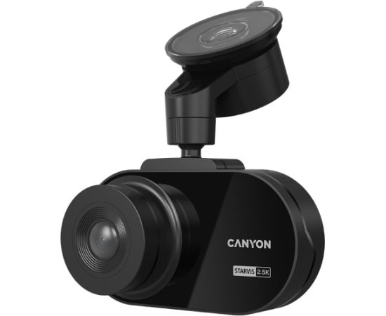 CANYON car recorder DVR25 WQHD 2.5K 1440p Wi-Fi Black