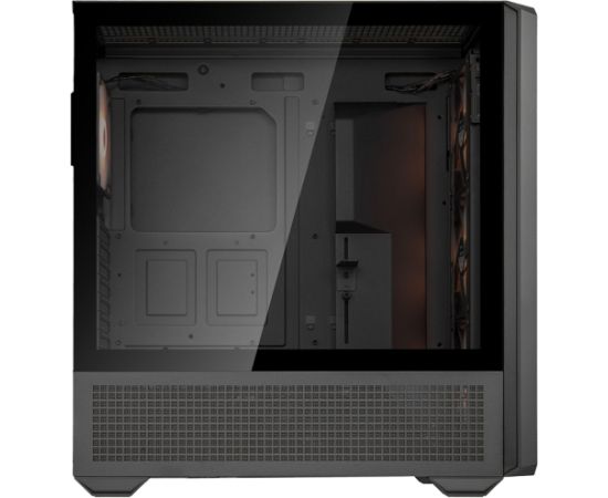 COUGAR | MX600 Black | PC Case | Mid Tower / Mesh Front Panel / 3 x 140mm + 1 x 120mm Fans / Transparent Left Panel