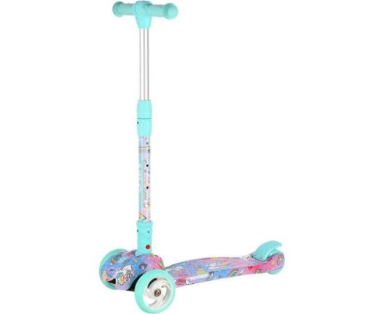 NILS FUN HLB15A LED mint children's scooter