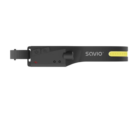 Savio FL-02 LED headlamp with motion sensor, USB-C, 350 lm, range 80m