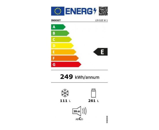 INDESIT LI9 S2E W 1 201.3cm White