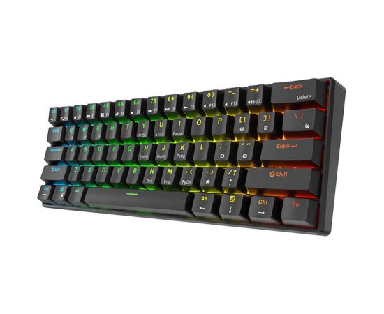 Mechanical keyboard Royal Kludge RK61 RGB, brown switch (black)