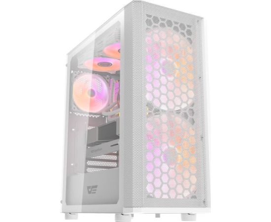 Computer case Darkflash DK360 (white) + 4 fans