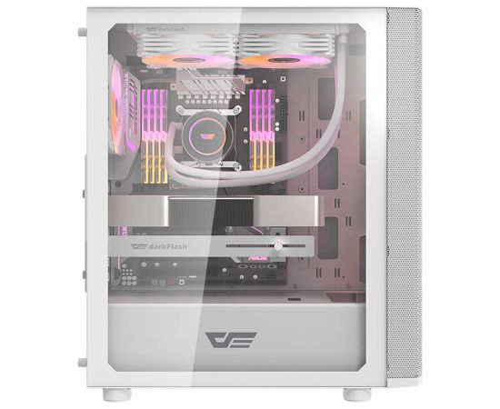 Computer case Darkflash DK360 (white) + 4 fans