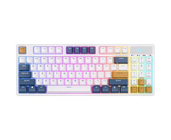 Wireless mechanical keyboard Royal Kludge RK89 RGB, Lemon switch (white)