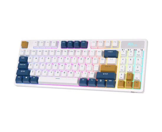 Wireless mechanical keyboard Royal Kludge RK89 RGB, Lemon switch (white)