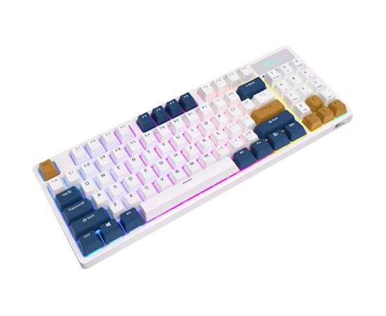 Wireless mechanical keyboard Royal Kludge RK89 RGB, Lemon switch (white)