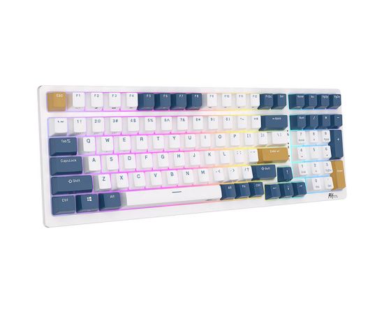 Mechanical keyboard Royal Kludge RK98 RGB, Red switch (blue)