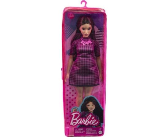 Mattel Lalka Barbie Barbie Fashionistas Sukienka w różową kratkę