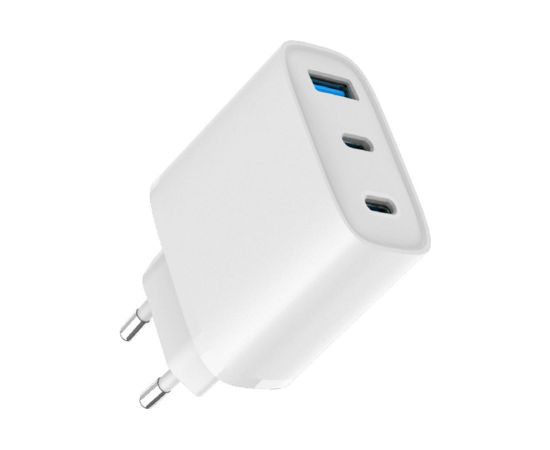 Evelatus   45W Max Fast Charger EU USB-C1/USB-C1/USB-A White