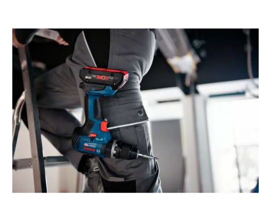 Bosch cordless impact drill GSB 18V-55 Professional, 18 volt, impact drill (blue/black, 2x Li-ion battery 3.0 Ah, in L-BOXX)