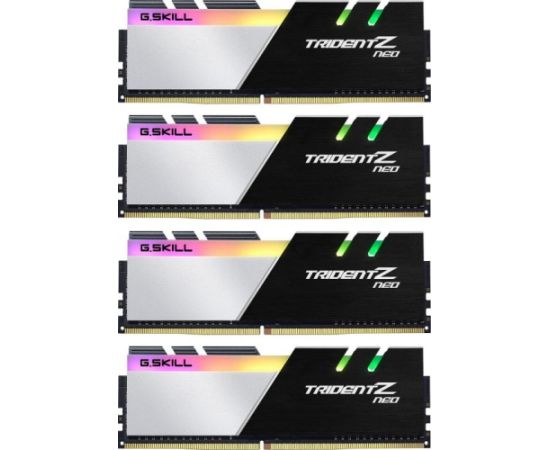 G.Skill DDR4 - 32 GB -3200 - CL - 16 - Quad  Kit, RAM, Trident Z Neo (F4-3200C16Q-32GTZN)