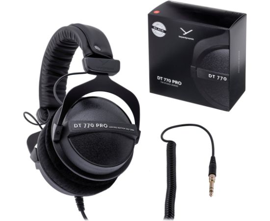 закрытые студийные наушники Beyerdynamic DT 770 PRO 250 OHM Black Limited Edition