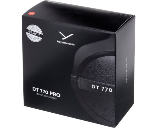 закрытые студийные наушники Beyerdynamic DT 770 PRO 250 OHM Black Limited Edition