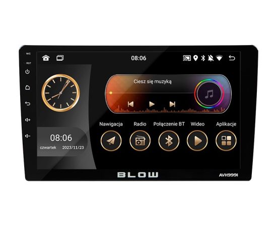 Radio BLOW AVH-9991 1DIN 9" Android/WiFi/GPS/CARPLAY