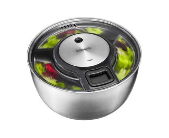 GEFU Speedwing salad spinner Stainless steel Button