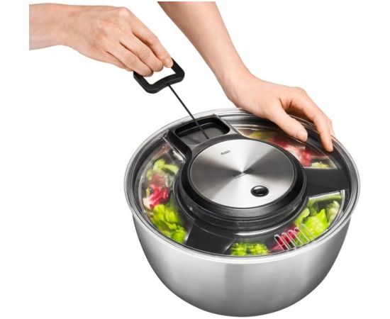 GEFU Speedwing salad spinner Stainless steel Button