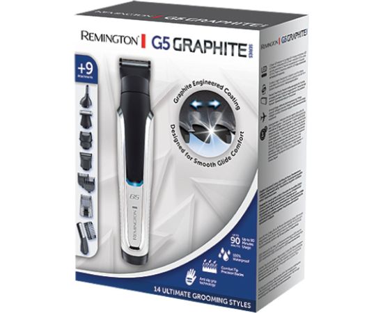 Remington GRAPHITE SERIES G5 men's razor Black, Silver