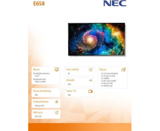 Monitor NEC MultiSync E658 (60005059)