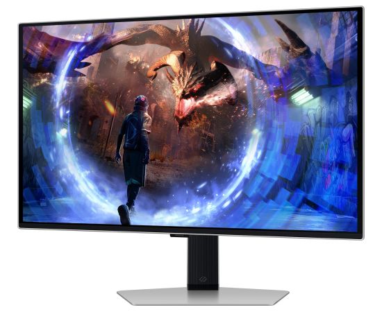 Monitor Samsung Samsung Odyssey G6 G60SD monitor komputerowy 68,6 cm (27") 2560 x 1440 px Quad HD OLED Srebrny