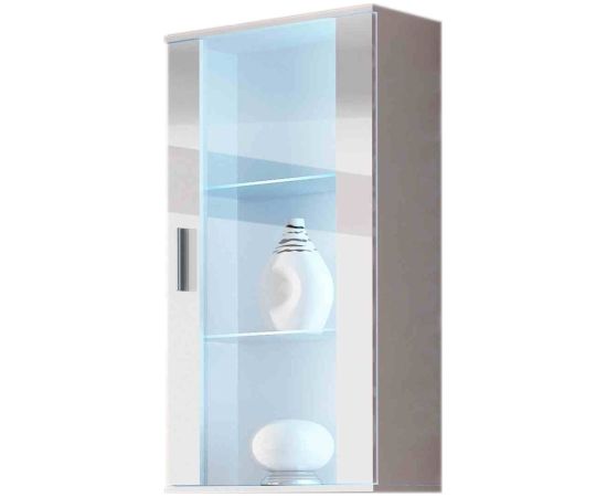 Cama Meble Cama hanging display cabinet SOHO white/white gloss