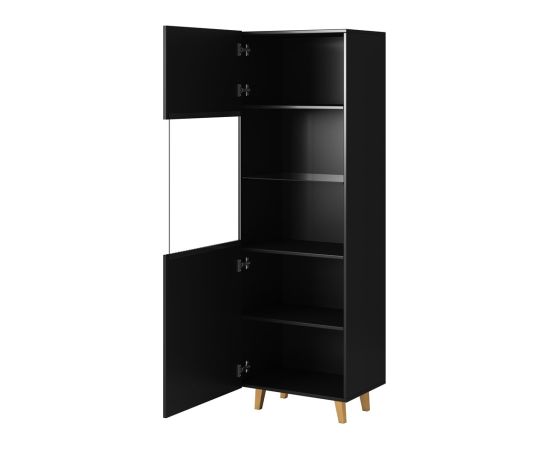 Cama Meble Display cabinet PAFOS 60x40x182 mat black