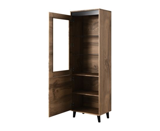 Cama Meble Cabinet NORD 60x38x182.5 cm oak wotan/anthracite