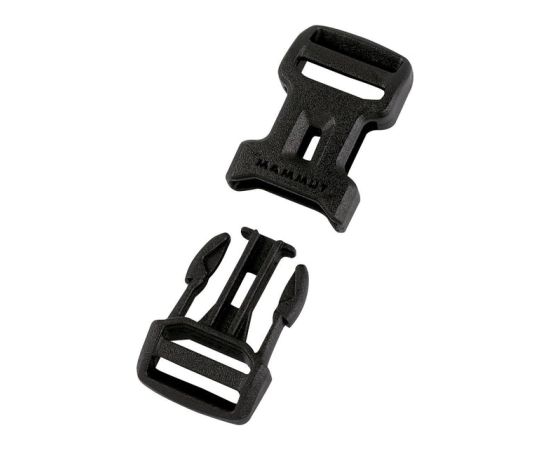 Mammut sprādze Dual Adjust Side Squeeze Buckle 20 mm Black