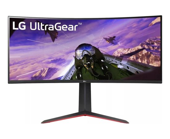 Monitor LG LG UltraGear 34GP63AP-B, 86.4 cm (34"), 3440 x 1440 pixels, Quad HD, LCD, 1 ms, Black, Red