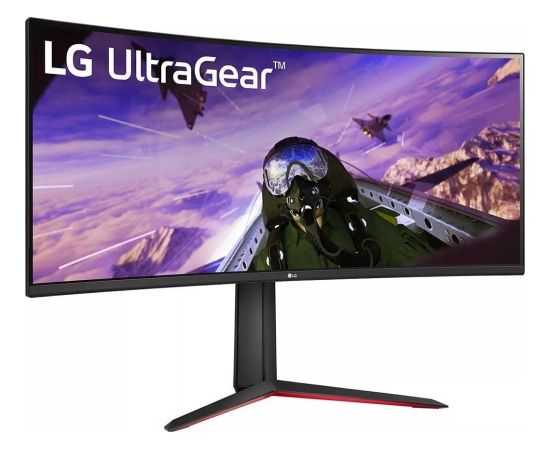 Monitor LG LG UltraGear 34GP63AP-B, 86.4 cm (34"), 3440 x 1440 pixels, Quad HD, LCD, 1 ms, Black, Red