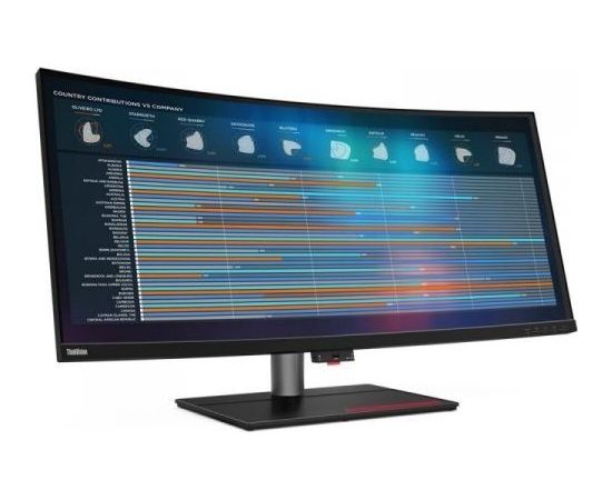 Monitor Lenovo Lenovo Monitor 39.7 ThinkVision P40w-20 Ultra-Wide Curved LCD 62DDGAT6EU